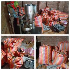 बांदा3अप्रैल26*अवैध गुटखा फैक्ट्री का भंडाफोड़*