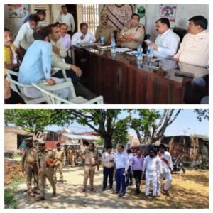 कौशाम्बी 10 अप्रैल 2*कशिया पूर्व ग्राम में चौपाल लगाकर उपजिलाधिकारी ने सुनी ग्रामवासियों की समस्याएं*