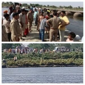 मथुरा 10 अप्रैल 26*वृंदावन में बड़ा हादसा:यमुना में मोटर बोट पलटने से डूबे पंजाब के 32 श्रद्धालु,गोताखोरों ने निकाले 9 शव*