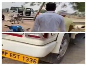 रीवा 23 अप्रैल26*शराब ठेकेदार के गुर्गों की दबंगई, आदिवासी युवक पर अवैध शराब बिक्री के लिए बनाया दबाव