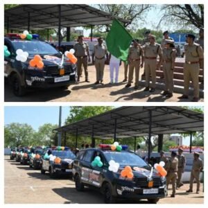 बांदा24अप्रैल26*डायल यूपी-112 मुख्यालय से जनपद बांदा को प्राप्त 16 नये चारपहिया पीआरवी वाहन