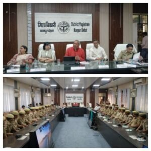 कानपुर देहात24अप्रैल26*मा० प्रभारी मंत्री जी ने प्रशिक्षु अभ्यर्थियों के टोली कमाण्डर, पीटीआई एवं ए०टी०आई० के साथ संवाद कर