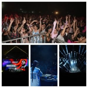 हल्द्वानी28अप्रैल26*ग्राफ़िक एरा हिल यूनिवर्सिटी हल्द्वानी में डीजे Ravetek और ब्रोकोड का जलवा