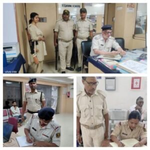 पूर्णिया बिहार 29 अप्रैल26 बैंकों पर पुलिस का पहरा: SP के आदेश पर जिलेभर में चेकिंग*