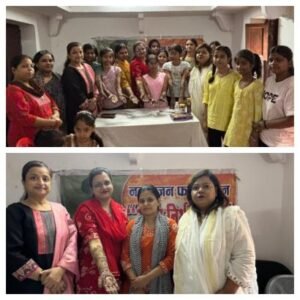 वाराणसी30अप्रैल26*महिलाओं और बेटियों को आत्मनिर्भर बनाने की दिशा में नव सृजन फाउंडेशन की पहल