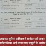 Lucknow3April*लखनऊ में गौतमपल्ली थाने पर बड़ी कार्रवाई की गई है।