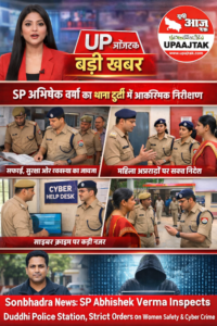 सोनभद्र 4 अप्रैल 26*🔷पुलिस अधीक्षक सोनभद्र श्री अभिषेक वर्मा द्वारा थाना दुद्धी का किया गया आकस्मिक निरीक्षण