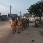 मथुरा 13 अप्रैल 26 *क्षेत्राधिकारी छाता द्वारा पुलिस बल के साथ शेरगढ़ में पैदल गश्त *