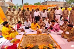 कौशाम्बी9मई26*राज्यमंत्री स्वतंत्र प्रभार ने कार्यालय जिला कमांडेंट होमगार्ड्स भवन का किया शिलान्यास*