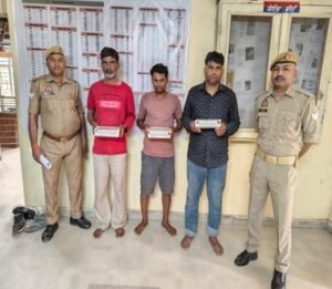 मथुरा 11 मई 26*दिनांक 23/24.04.2026 को थाना सुरीर क्षेत्रान्तर्गत टैंटीगाँव में हुई डकैती में वाछिंत 3अभियुक्त गिरफ्तार।*