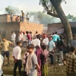 कौशाम्बी13मई26*तरसौरा गांव में लगी भीषण आग, 11 घर जलकर राख*
