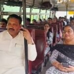 हाथरस17मई26*जिला बनने के बाद पहली बार किसी सांसद ने रोडवेज बस में किया सफर