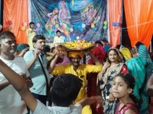 लखनऊ19मई26*मऊ बाजार में संगीतमय श्रीमद्भागवत कथा जारी, 21 मई को होगा समापन