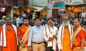 वाराणसी20मई2026*राजेश शुक्ला को मिला जल प्रहरी सम्मान*