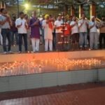 प्रतापगढ़25मई26*गंगा दशहरा की पूर्व संध्या पर हजारों दीपों की रोशनी से सजा शनिदेव धाम*