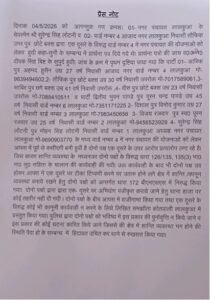 नैनीताल 5 मई 26*,लालकुआँ हुई मारपीट के प्रकरण में पुलिस ने चैयरमेन, सभासद सहित अन्य 6 लोगों के खिलाफ किया शांतिभंग में मुकदमा दर्ज"जांच जारी।