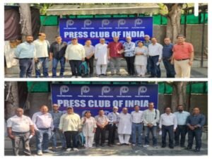 नई दिल्ली9मई26*वरिष्ठ पत्रकारों के पेंशन की मांग को लेकर सभी ने किया सामूहिक हस्ताक्षर