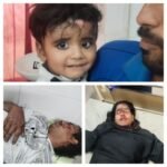 हरदोई14मई26*बाइक सवार परिवार को तेज रफ्तार गाड़ी ने मारी टक्कर, पति-पत्नी और 2 साल का बच्चा घायल*