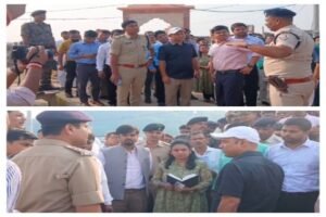 भागलपुर17मई26*30 जुलाई से श्रावणी मेला की तैयारी को लेकर डीएम अजगैविनाथ धाम पहुंचे*