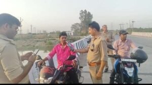 कानपुर नगर 18मई26*साढ़ थाना क्षेत्र में चला सघन चेकिंग अभियान