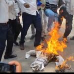 लखनऊ20मई26*नीट पेपर लिक के खिलाफ बिरसा अंबेडकर फूले समाजवादी छात्र संगठन का विरोध प्रदर्शन