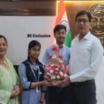 लखीमपुर खीरी १४ मई २६ * ९७ . ६  प्रतिशत अंक प्राप्त हर्षित सिंह राणा को डीएम ने किया सम्मानित
