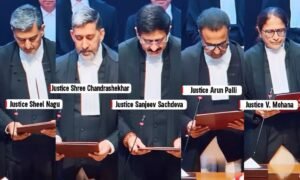 नई दिल्ली2जून2026*Supreme Court of India में मंगलवार, 2 जून को पांच नए जजों की नियुक्ति हुई.