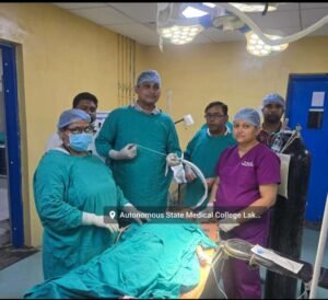 लखीमपुर खीरी2जून2026*3 साल के बच्चे के गले में फंसा 5,रू का सिक्का, डॉक्टरों ने बिना चीरा लगाये निकाला बाहर