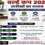 नई दिल्ली12जून26**क्रिकेट फैंस के लिए बड़ी खबर! आ गया वनडे वर्ल्ड कप 2027 का पूरा शेड्यूल और नया फॉर्मेट*