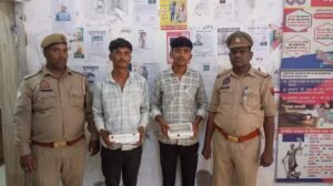मथुरा 14 जून 26*02 अभियुक्त चोरी के 03 मोवाइल फोन व पर्स सहित गिरफ्तार किया गया 