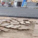 कौशाम्बी16जून26*लिंक रोड से सड़क की ऊंचाई अधिक बनाए जाने से नगर वासियों में आक्रोश*