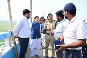 भागलपुर24जून26*विक्रमशिला सेतु की यातायात व्यवस्था का किया गया निरीक्षण*