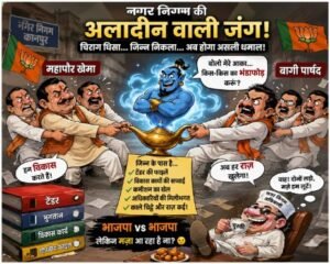 कानपुर नगर25जून26*सत्ता के गलियारों में शोर अभी बाकी है,*कहानी अधूरी है, कई किरदारों की बारी अभी बाकी है।*
