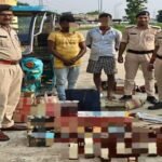 पूर्णिया बिहार 28 जून26 डगराहा में पुलिस की बड़ी कार्रवाई, टोटो से 63 लीटर विदेशी शराब जब्त