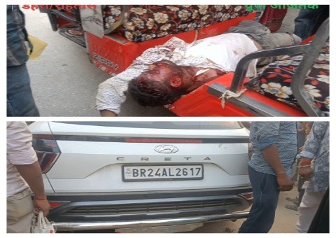 डेहरी/रोहतास5जून26*NH-2 सर्विस रोड पर तेज रफ्तार का कहर, हुंडई क्रेटा कार ने युवक को दुर तक घसीटा, मौत*