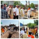 महोबा12जून26*कबरई में विधायक ने पेयजल योजना की प्रगति की लिया जायजा,समय से पूरा करने के लिए दिखाए तेवर