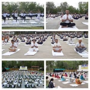 हल्द्वानी21जून26*एक समाज श्रेष्ठ समाज संस्था ने अंतरराष्ट्रीय योग दिवस पर आर्मी कैंट में योग शिविर का आयोजन किया