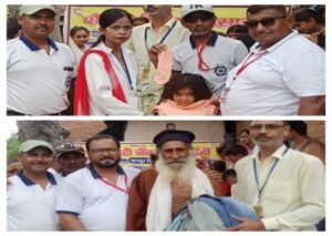 बांदा 21 जून 26 रोटी बैंक टीम ने जरूरतमंदों को किया वृहद कपड़ा आदि का वितरण*
