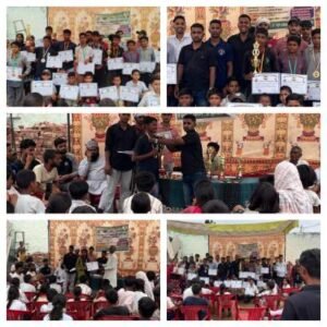 अलीगढ़23जून26*ग्राम राजपुर में GK प्रतियोगिता का आयोजन विजेता छात्रों को ट्रॉफी, मेडल व प्रमाण पत्र देकर किया सम्मानित