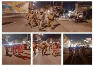 मथुरा 29 जून 26* क्षेत्राधिकारी रिफायनरी पुलिस बल के साथ कदम्ब बिहार क्षेत्र में पैदल गश्त:-*