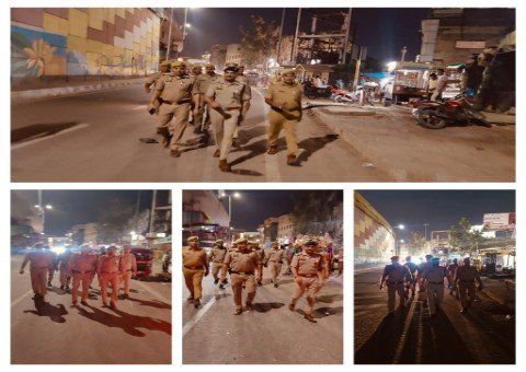 मथुरा 29 जून 26* क्षेत्राधिकारी रिफायनरी पुलिस बल के साथ कदम्ब बिहार क्षेत्र में पैदल गश्त:-*