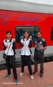 *भागलपुर बिहार 01/07/26*भागलपुर की बेटी सबा खातून नेशनल कराटे चैंपियनशिप के लिए देहरादून रवाना*