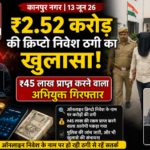 कानपुर नगर13जून26*₹2.52 करोड़ की क्रिप्टो ठगी का खुलासा!” “₹45 लाख लेने वाला आरोपी गिरफ्तार”