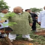गुढ़6जुलाई26*करियाझर में सांसद एवं विधायक की उपस्थिति में हुआ मुनगा के पौधों का बृहद वृक्षारोपण।*