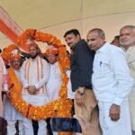 सुल्तानपुर6जुलाई26*खाद्य रसद मंत्री/कैबिनेट मंत्री मनोज पांडेय के प्रथम गृह जनपद सुल्तानपुर पहुंचने पर जगह जगह हुआ स्वागत