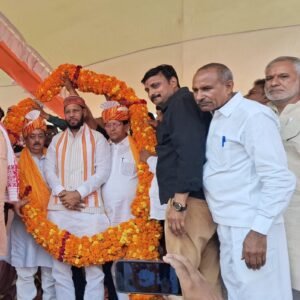 सुल्तानपुर6जुलाई26*खाद्य रसद मंत्री/कैबिनेट मंत्री मनोज पांडेय के प्रथम गृह जनपद सुल्तानपुर पहुंचने पर जगह जगह हुआ स्वागत