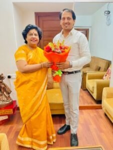 नोयडा7जुलाई26*राजस्थान से राज्यसभा सांसद बनने पर डॉ. अल्का गुर्जर को बधाई, चौधरी सुनील गुर्जर ने दी शुभकामनाएं