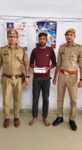 मथुरा 9 जुलाई 26*थाना सदर बाजार पुलिस टीम द्वारा चोरी की घटना को अंजाम देने वाला अभियुक्त माल सहित किया गिरफ्तार 