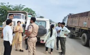 रीवा10जुलाई26*कलेक्टर के निर्देश पर संयुक्त कार्रवाई, अवैध खनिज परिवहन पर 12 वाहन जप्त, 