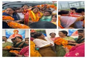 सुल्तानपुर14जुलाई26*भाजपा महिला मोर्चा प्रदेश अध्यक्ष सरोज कुशवाहा का हुआ भव्य स्वागत, कार्यकर्ताओं में दिखा भारी उत्साह*